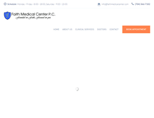 Tablet Screenshot of faithmedicalcenter.com